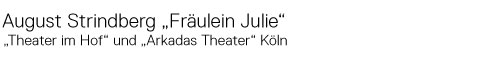 Fräulein Julie